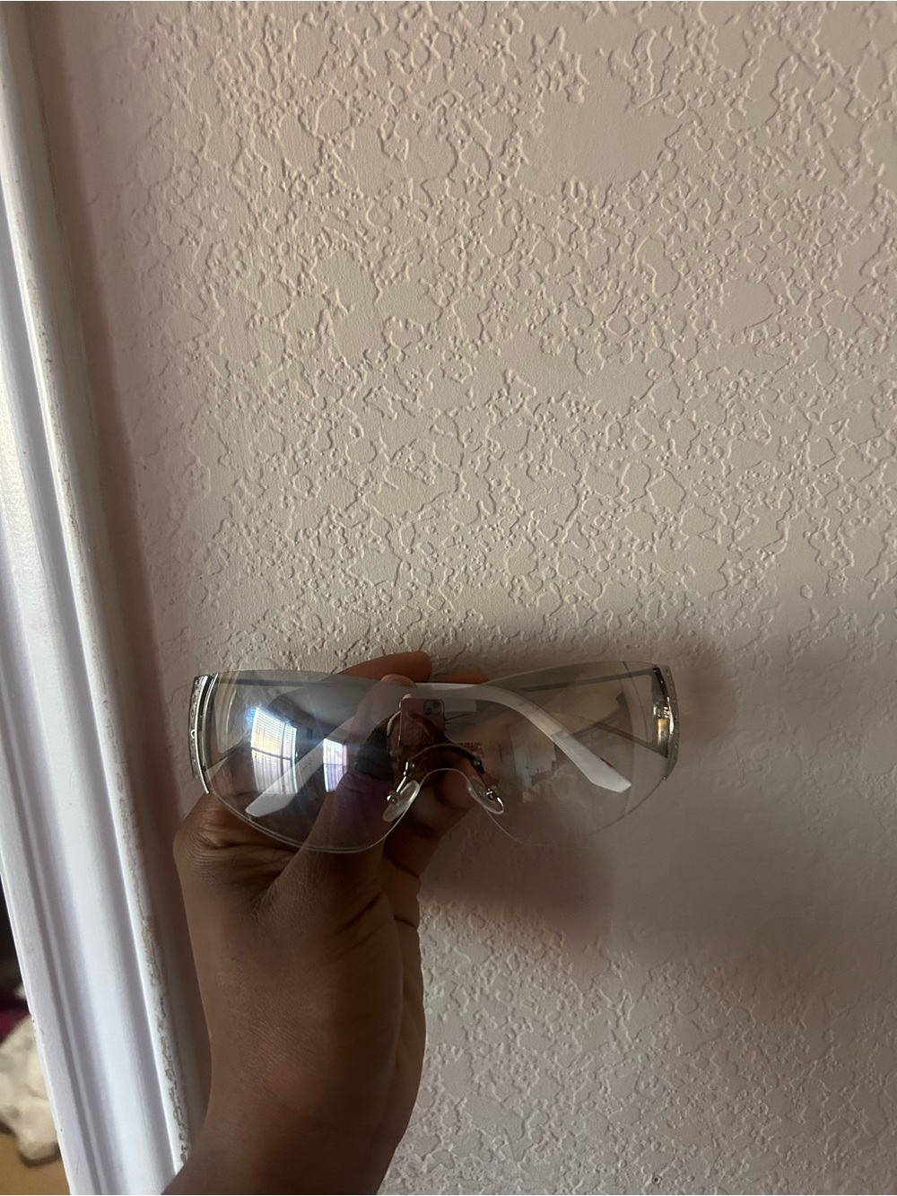 Clear Shield Sunglasses - Wraparound Visor